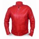 Daft Punk Red Leather Jacket Red Electroma Hero Robot Rivet Jacket