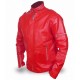 Daft Punk Red Leather Jacket Red Electroma Hero Robot Rivet Jacket