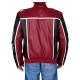 Daniel Bryan WWE Black And Red Leather Jacket