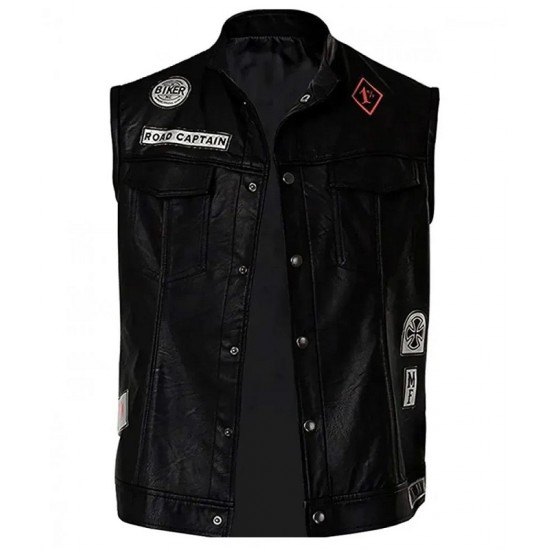 Deacon John Mongrel Farewell Motorcycle Leather Vest