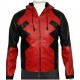 Deadpool Leather Hoodie Costume