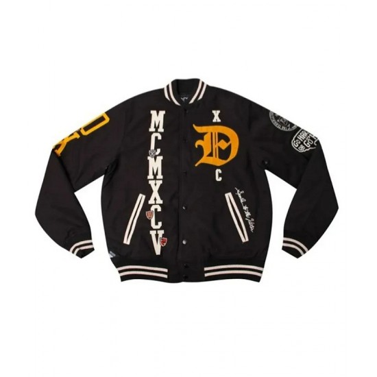 Deep Loose Cannon Letterman Jacket