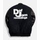 Def Jam Black Bomber Varsity Jacket