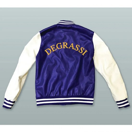 Degrassi Blue and White Varsity Jacket