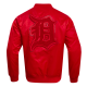 Detriots Tigers Classic Triple Red Satin Jacket