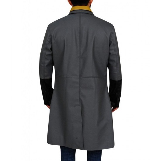 Detroit Become Human Markus Android RK200 Cosplay Black Leather Coat