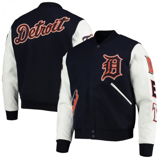 Detroit Tigers Logo Varsity Jacket