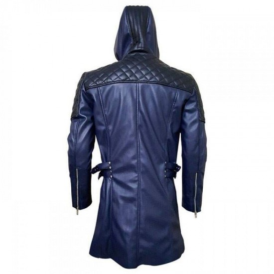 Devil May Cry 5 DMC Nero Cosplay Costume Leather Coat Jacket