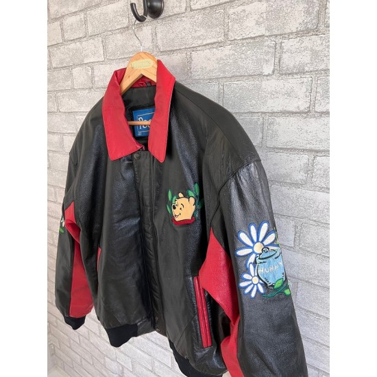 Disney Pooh Leather Vintage Jacket