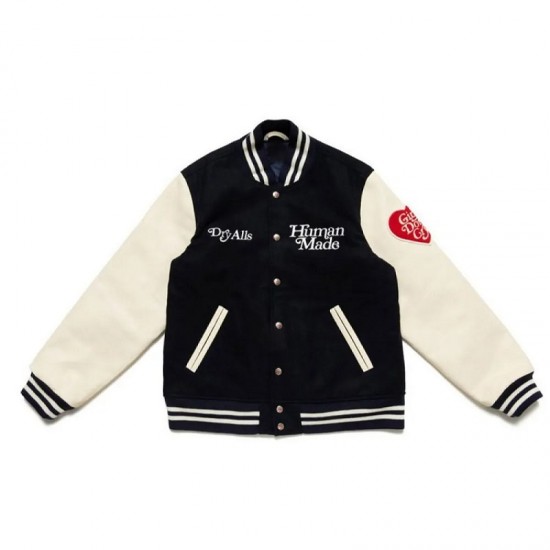 Dry Alls Girls Don't Cry Letterman Jacket