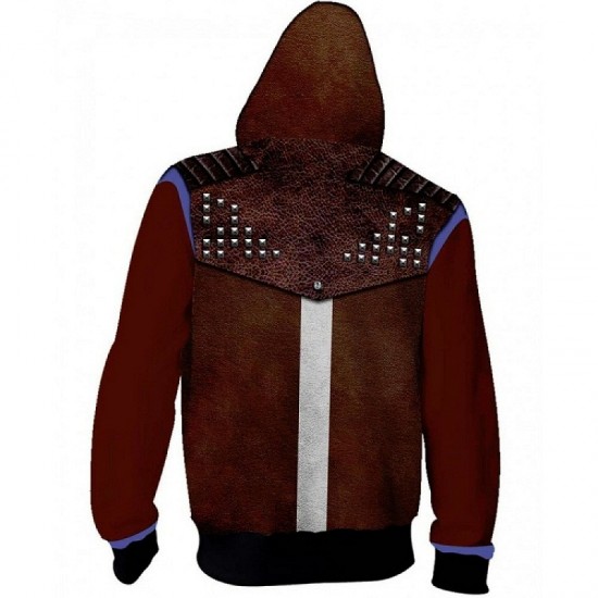 Dying Light 2 Aiden Caldwell Hoodie Jacket With Studs