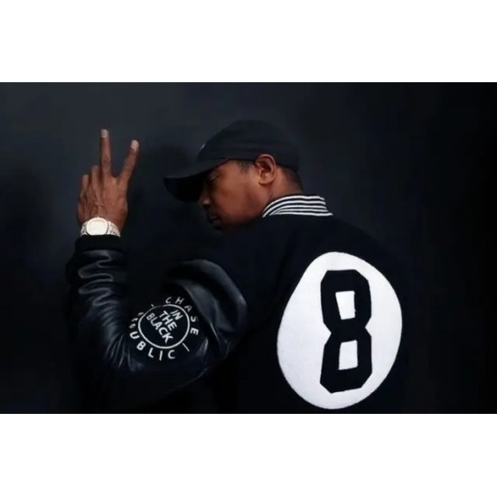 Essential Hustler’s 8 Ball Varsity Jacket