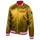 Faithful To The Bay Golden Satin Jacket