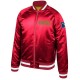 Faithful To The Bay Red Satin Jacket