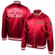 Faithful To The Bay Red Satin Jacket