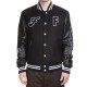 Family First Black Varsity Jacket