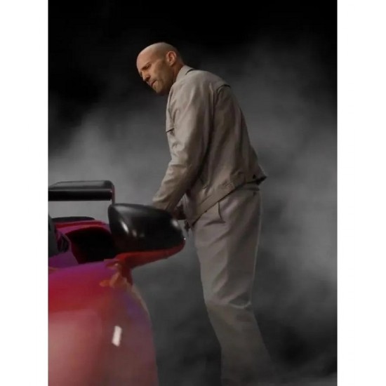 Fast X 2023 Jason Statham Beige Jacket