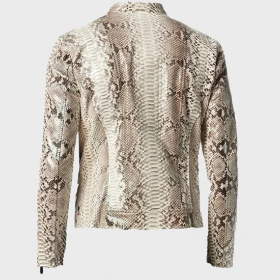 Fast X 2023 Snake Print Leather Jacket