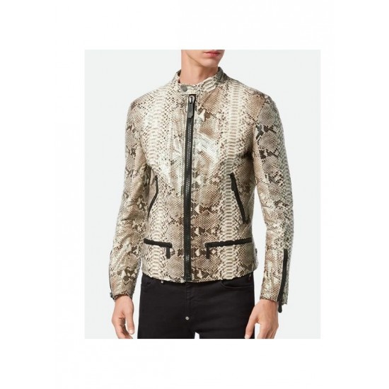 Fast X 2023 Snake Print Leather Jacket