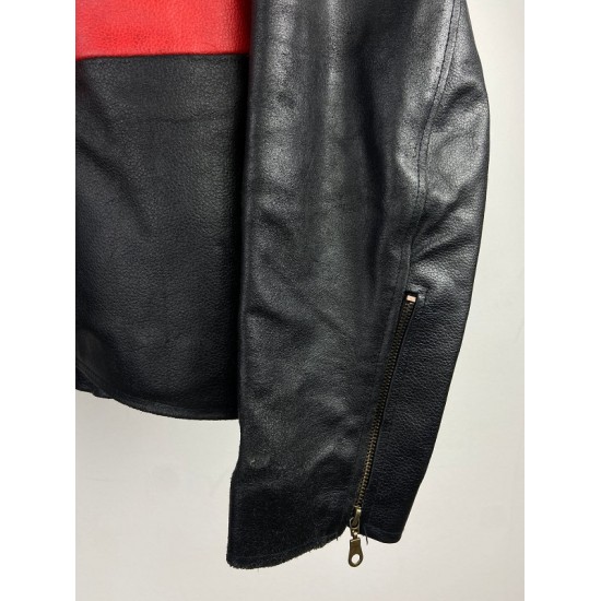 Ferrari 90s Leather Motorbike Jacket