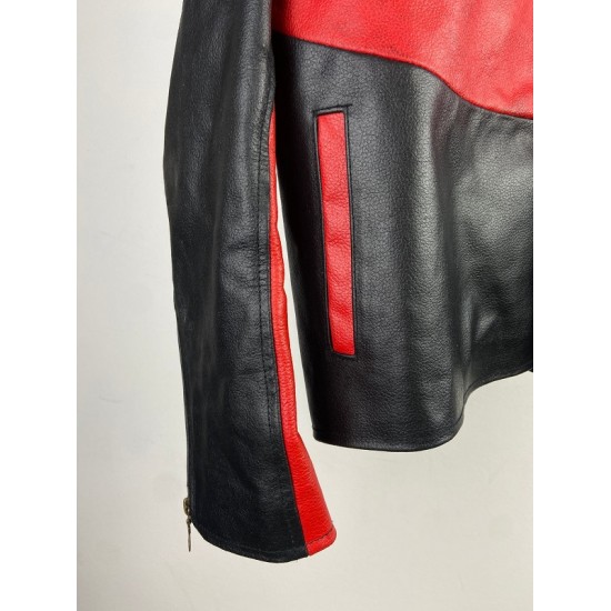 Ferrari 90s Leather Motorbike Jacket