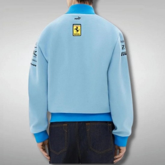 Ferrari Blue Miami Grand Prix Jacket