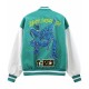 Fighter T-Rex Dinosaur Skeleton Varsity Jacket