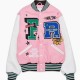 First Row Varsity Pink Jacket