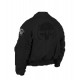 Flight Battletech Mechwarrior Bomber Black Satin Jacket