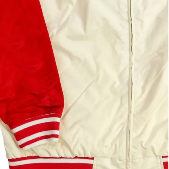 Formula Fifty G Unit Satin Red Bomber Jacket