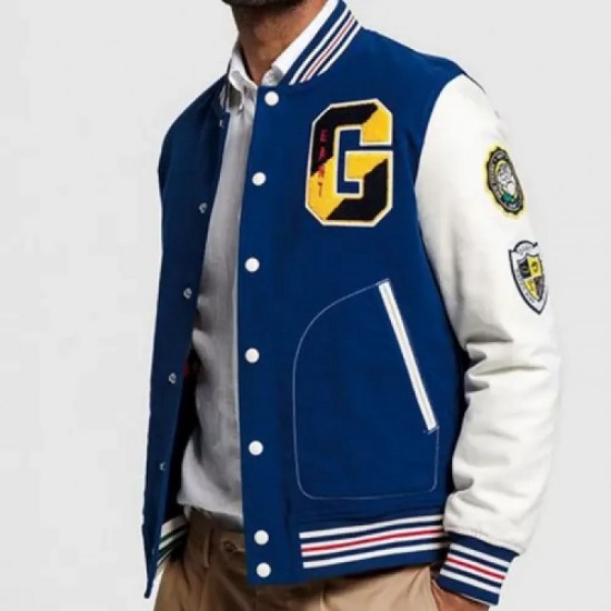 Gant The Gant Spring Blue Jacket