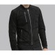 Genuine Leather Men's Black Suede Jacket