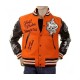 Ghost Wheelers Orange Letterman Varsity Jacket