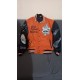 Ghost Wheelers Orange Letterman Varsity Jacket