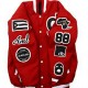 Glassjaw Letterman Red Wool Jacket