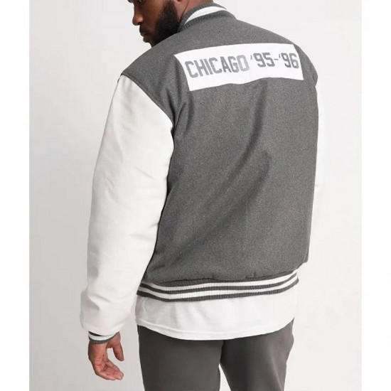 Goat 23 Varsity Grey Jacket