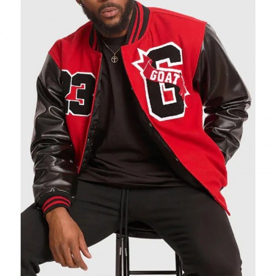 Goat 23 Varsity Red Jacket