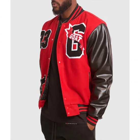 Goat 23 Varsity Red Jacket