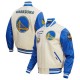 Golden State Warriors Pro Standard Retro Classic Varsity Full-Zip Jacket