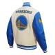 Golden State Warriors Pro Standard Retro Classic Varsity Full-Zip Jacket