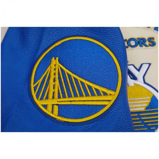 Golden State Warriors Pro Standard Retro Classic Varsity Full-Zip Jacket