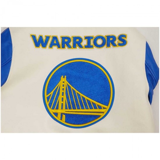 Golden State Warriors Pro Standard Retro Classic Varsity Full-Zip Jacket