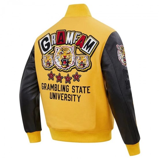 Grambling Tigers Homecoming Gold Varsity Jacket