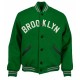 Green Brooklyn Nets Varsity Wool Jacket