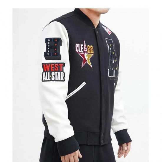 HBCU All Star 2022 Black Logo Varsity Jacket