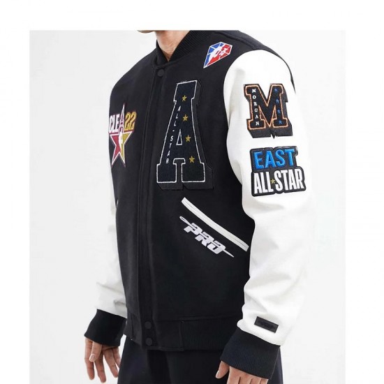 HBCU All Star 2022 Black Logo Varsity Jacket