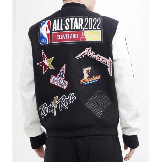 HBCU All Star 2022 Black Logo Varsity Jacket