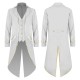 Halloween Men White Cosplay Party Costume