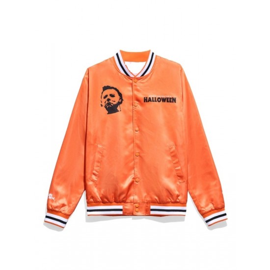 Halloween Orange Satin Jacket