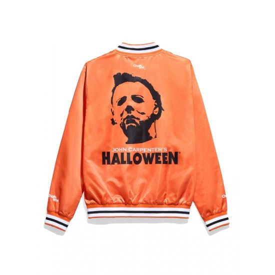 Halloween Orange Satin Jacket